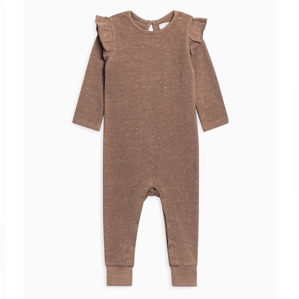 Colored Organics Mila waffle romper
